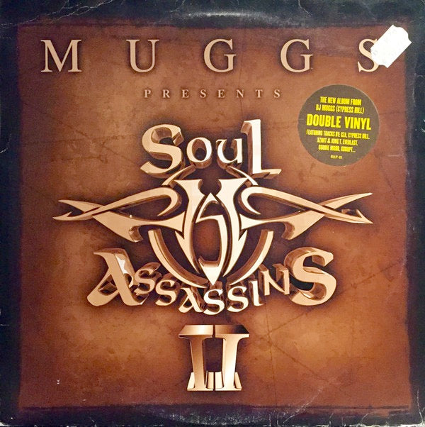 Image of Front Cover of 2xLP - G+/G+ - MUGGS, Soul Assassins II (Rufflife UK Ltd.; RLLP-02, Europe 2000), Marks on disc. Plays well. Wear to sleeve with multiple light creases & ringwear.,  - 4026103E