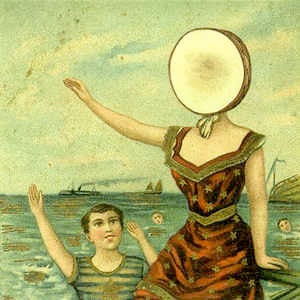 Image of Front Cover of 4514361C: LP - NEUTRAL MILK HOTEL, In The Aeroplane Over The Sea (Merge Records ; MRG136LP, USA & Europe 2020 Reissue, Gatefold, Stickered Sleeve, Download)   NEW/NEW