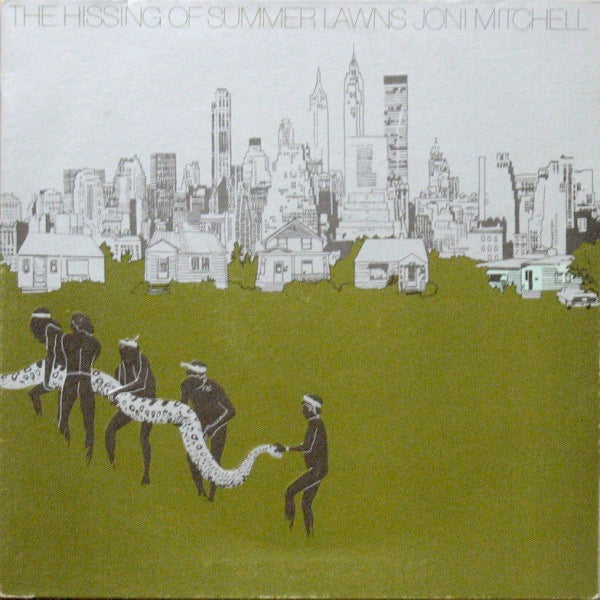 Image of Front Cover of LP - VG/VG - JONI MITCHELL, The Hissing Of Summer Lawns (Asylum Records; SYLA 8763, UK 1975, U.S. Embossed Gatefold Sleeve With SYLA 8763 Sticker On Rear, First UK Press), ,  - 3816589C