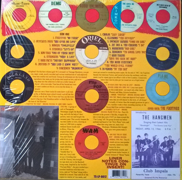 Image of Back Cover of LP - VG+/VG+ - VARIOUS, No Tease...(Primi-Teen Pounders) (teenage shutdown; TS-LP-6612, UK 2000, insert), ,  - 0826009E