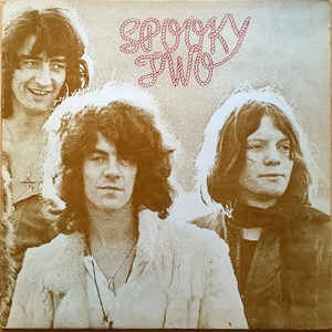 Image of Front Cover of 4744292S: LP - SPOOKY TOOTH, Spooky Two (Island Pink/Orange And Black Eye Logo; ILPS 9098 , UK 1969, Gatefold, Brown Tint) Intact sleeve with spine and edge wear. Sticker residue on cover. Disc is strong G+.  VG/G+