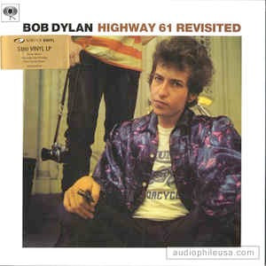 Image of Front Cover of 2844204S: LP - BOB DYLAN, Highway 61 Revisited (Columbia / Simply Vinyl; 62572 1, UK 2000 Reissue, 180 Gram Vinyl) Very minimal edge wear  VG/VG+