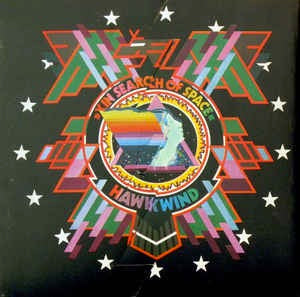 Image of Front Cover of 4544241S: LP - HAWKWIND, X In Search Of Space (United Artists Records; UAG 29202, UK 1971, Die-Cut Gimmix Cover , No Log Book) Sleeve Intact But Ripped On Gimmix Opening  G+/G