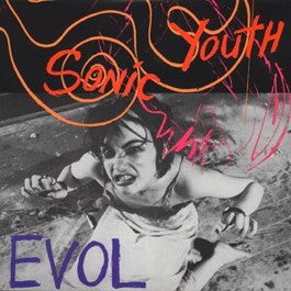 Image of Front Cover of LP - EX/EX - SONIC YOUTH, EVOL (Goofin' Records; Goo 019, US 2015 Reissue, Insert), Still in hype stickered shrinkwrap.,  - 4216434C