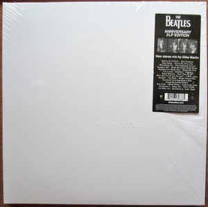 Image of Front Cover of 2xLP - VG+/VG+ - THE BEATLES, The Beatles (White Album) (Apple; 602567696865, Europe 2018 Reissue, Embossed Gatefold Sleeve, Poster & 4 Portraits, Half Speed Master, New stereo mix), ,  - 3946073S