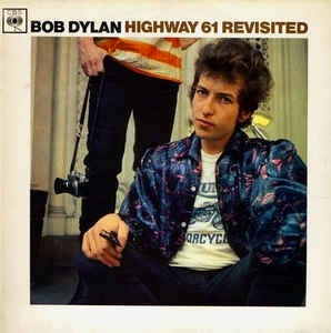 Image of Front Cover of 4815290C: LP - BOB DYLAN, Highway 61 Revisited (CBS Orange (33 On Label); BPG 62572, UK 1965, Laminated Front, Flipback, Non G&L Sleeve, Mono) Sleeve generally worn and a little grubby but nicely intact, Plays pretty well, A little surface noise  G+/G