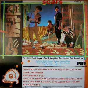 Image of Back Cover of LP - VG+/VG+ - SCARS, Author! Author! (PRE; PREX 5, UK 1981, 8 Page Insert), ,  - 3826219E