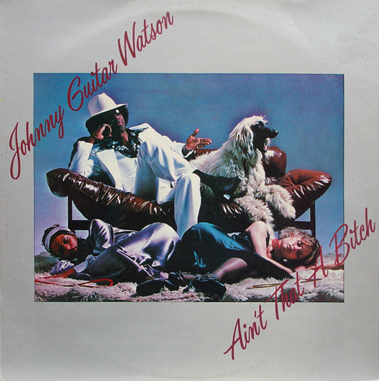 Image of Front Cover of LP - VG/VG - JOHNNY GUITAR WATSON, Ain't That A Bitch (DJM; DJF20485, UK 1976, Laminated Flipback Sleeve), ,  - 2226294E