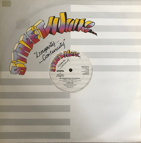 Image of Front Cover of 12" - VG/VG - HASHIM, Al-Nanfiysh(The Soul) (Streetwave; MKHAN 4, UK 1983, Company Sleeve), Light ringwear on sleeve.,  - 4246285S