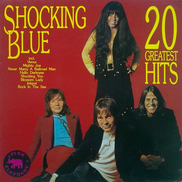 Image of Front Cover of 2124219E: LP - SHOCKING BLUE, 20 Greatest Hits (Repertoire Records; RR 2125-TS, Germany 1990)   VG/VG+