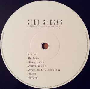 Image of Label Cover of LP - VG+/VG+ - COLD SPECKS, I Predict A Graceful Expulsion (Mute; STUMM342, UK 2012, Gatefold, Booklet, With CD), ,  - 1016106C
