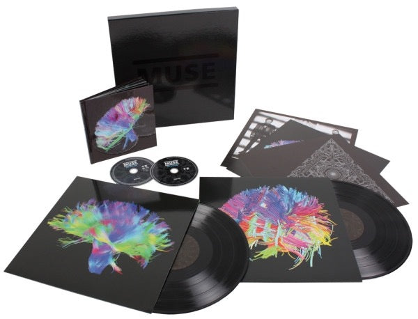 Image of Label of 3614092C: 2xLP - MUSE, The 2nd Law (Warner Bros; 256456877, UK 2012, Thermal Reactive Box Set , 2 Inners , 3 Prints, With CD and DVD)   VG+/VG+