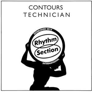 Image of Front Cover of 3514137C: 12" - CONTOURS, Technican (Rhythm Section International; RS009, UK 2015, Die Cut Company Sleeve) Some discolouration to sleeve and light marks to vinyl.  VG/VG