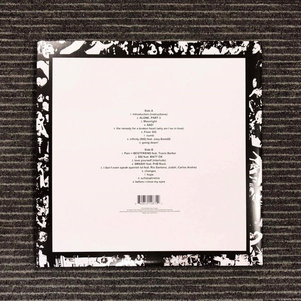 Image of Back Cover of LP - VG/VG - XXX, ? (Bad Vibes Forever; 2812106729 , Europe 2018, Gatefold, Inner), Sticker On Back Sleeve, Worn Inner,  - 2346301S