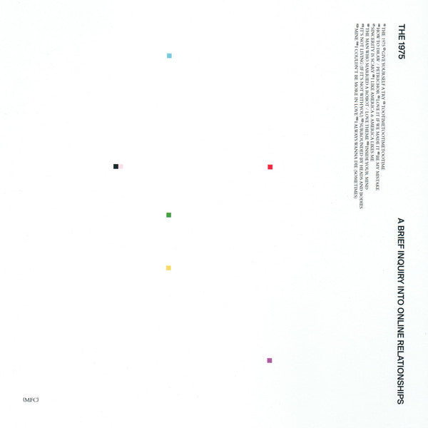 Image of Back Cover of 2xLP - VG+/VG - THE 1975, A Brief Inquiry Into Online Relationships (Dirty Hit; DH00325, Europe 2018, Gatefold, 2 Inners & Insert, 180 Gram Vinyl), Hairlines & scuffs,  - 4046062S