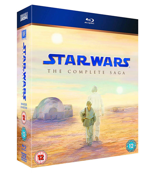 Image of Front Cover of 1734002E: 9xBlu-ray - GEORGE LUCAS, Star Wars: The Complete Saga (Lucasfilm Ltd; , UK 2011, Box Set)   VG+/VG+