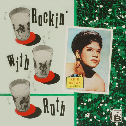 Image of Front Cover of 0115413C: LP - RUTH BROWN, Rockin With Ruth (Charly; CRB1069, UK 1984) Sleeve worn and scuffed with creasing; sticker ghost on front, old sticker and pen on reverse  VG/G+