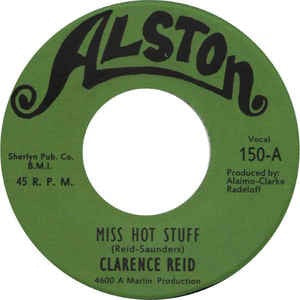 Image of Front Cover of 4254423S: 7" - CLARENCE REID, Miss Hot Stuff / Mr. Hot Stuff (Tramp / Alston; 150, Germany 2013 Reissue) Lightest of marks.  /VG+