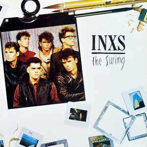 Image of Front Cover of LP - VG/VG+ - INXS, The Swing (Mercury; MERL 39, UK 1984, Inner), Gold Promo stamo on back cover, edge wear,  - 3446279S