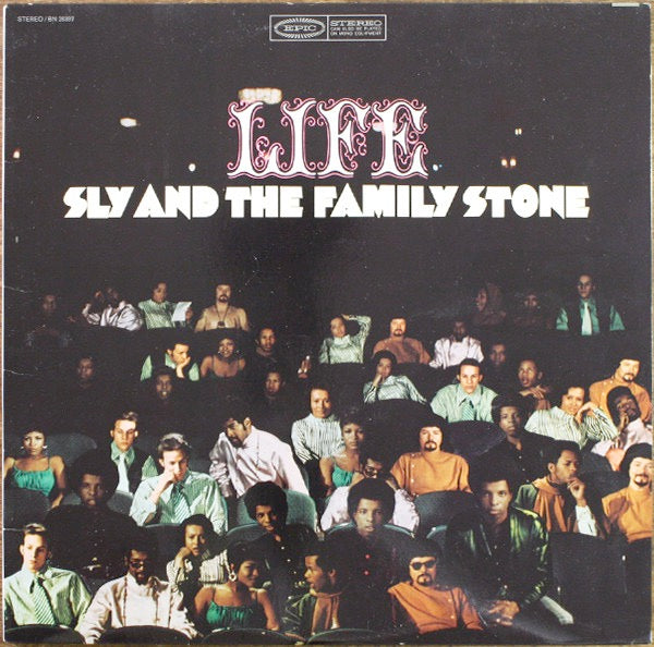 Image of Front Cover of LP - VG/VG+ - SLY AND THE FAMILY STONE, Life (Epic; BN 26397, US Reissue, Glossy Sleeve), ,  - 3246308S