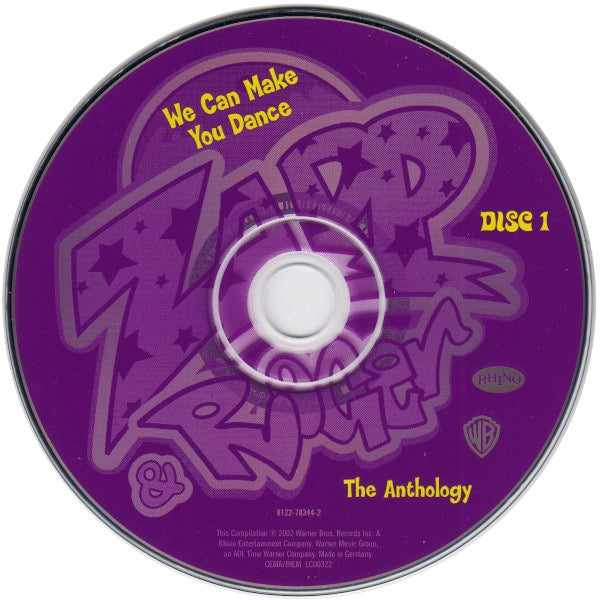 Image of Label Cover of 2xCD - EX/EX - ZAPP & ROGER, The Anthology (We Can Make You Dance) (Rhino; 8122 78344 2, Europe 2002), ,  - 1756166S
