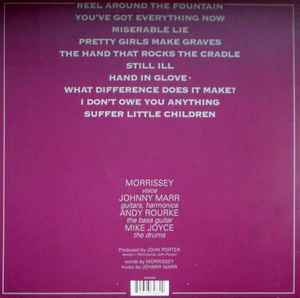 Image of Back Cover of LP - NEW/NEW - THE SMITHS, The Smiths (Warner Music UK Ltd.; 2564665880, Europe 2012 Reissue, Inner), ,  - 1016703C