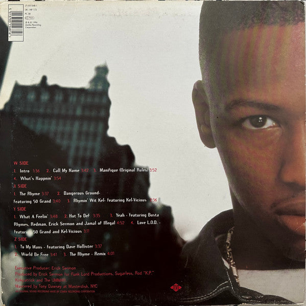 Image of Back Cover of 2xLP - VG/VG - KEITH MURRAY, Enigma (Jive; HIP 172, UK 1996, 2 Inners), Light hairlines. Edgewear.,  - 4226348E