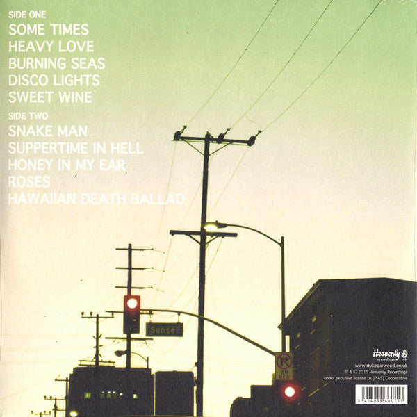Image of Back Cover of LP - EX/EX - DUKE GARWOOD, Heavy Love (Heavenly; HVNLP111, UK 2015, Gatefold), ,  - 0846321S
