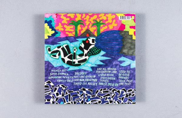 Image of Back Cover of 5114190C: LP - EYEDRESS, Manila Ice (Lex Records; LEX114LP, UK 2017, Picture Sleeve, Inner, Fluorescent Green Vinyl)   VG+/VG+