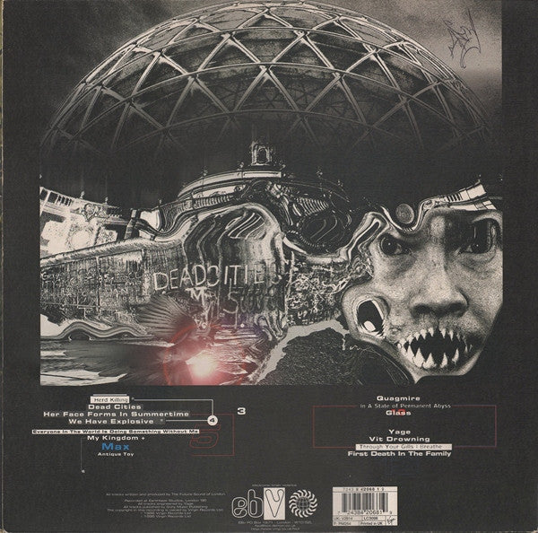Image of Back Cover of 2xLP - VG+/VG+ - FSOL - FUTURE SOUND OF LONDON, Dead Cities (Virgin; V2814, UK 1996, Gatefold, 2 Inners), ,  - 1046190S
