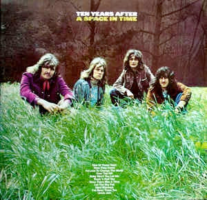 Image of Front Cover of LP - VG+/VG - TEN YEARS AFTER, A Space in Time (Chrysalis; VCHR 1001, Europe 2012 Reissue), NO DVD. Strong VG. Very slightly dished disc, with storage marks from inner. Still in hype stickered shrinkwrap, corner bump.,  - 4226274E