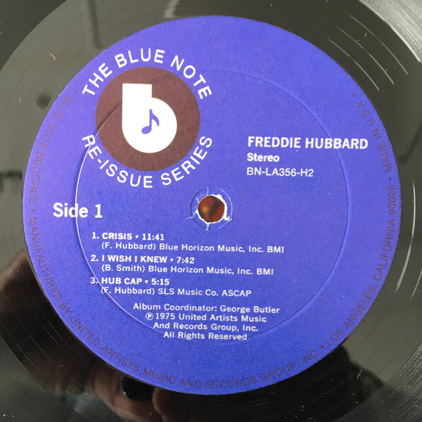 Image of Label Cover of 4415473C: 2xLP - FREDDIE HUBBARD, Freddie Hubbard (Blue Note; BN-LA356-H2, US 1975, Gatefold, Company Inners) Records marked, scuffed and lightly fogged. Sleeve worn with damage and splits at edges / corners. A cut corner; sticker damage on front  G+/G