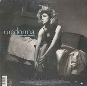 Image of Back Cover of LP - VG/VG - MADONNA, Like a Virgin (Sire ; 925 181 1 , UK 1985 Reissue, Inner, Damont Pressing), Hairlines,  - 2846005S