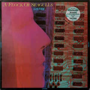 Image of Front Cover of LP - VG/VG - A FLOCK OF SEAGULLS, Listen (Jive; HIP 4, UK 1983, Inner), Hairlines, tapred edge on Inner, edge wear,  - 3446100S