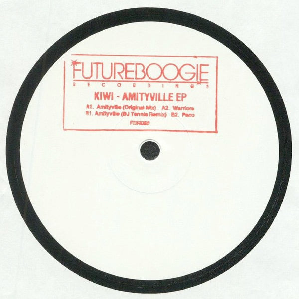 Image of Front Cover of 4544040S: 12" - KIWI, Amityville EP (Futureboogie Recordings; FBR056, UK , Company Sleeve)   /VG+