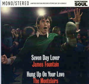 Image of Front Cover of 7" - VG+/VG - JAMES FOUNTAIN / THE MONTCLAIRS, Seven Day Lover / Hung Up On Your Love (Harmless; Stomp1, UK 2014, Picture Sleeve), ,  - 3916438C