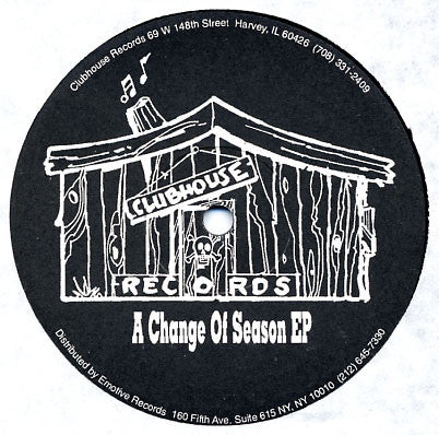 Image of Back Cover of 12" - /VG+ - R.E., A Change Of Season EP (Clubhouse Records; CHR 126, US 1992, Plain Sleeve), , A1 // RE's Underground Goodie 	A2 // RE's Paradise 	B1 // Jouse (Nite Mix) 	B2 // Jouse (Dawn Mix) 	 - 2346349S