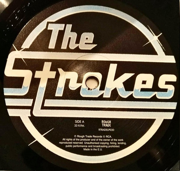 Image of Label Cover of LP - VG/VG+ - THE STROKES, Is This It (Rough Trade; RTRADELP030 , Europe 2015 Reissue, No STERLING Stamped In Run Off Groove.), Edge Wear,  - 2246316S