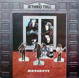 Image of Front Cover of 0245114S: LP - JETHRO TULL, Benefit (Chrysalis Green, Island Cat No; ILPS9123, UK 1970, Pinched Spine) Feint surface marks, creasing  VG/VG