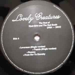 Image of Label Cover of 3xLP - VG/VG - NICK CAVE AND THE BAD SEEDS, Lovely Creatures (The Best Of Nick Cave And The Bad Seeds) (1984   2014) (Mute; LPSEEDS15, Europe 2017, Tri-Fold, Insert, 180 Gram Vinyl), Torn Corner,  - 2126351E