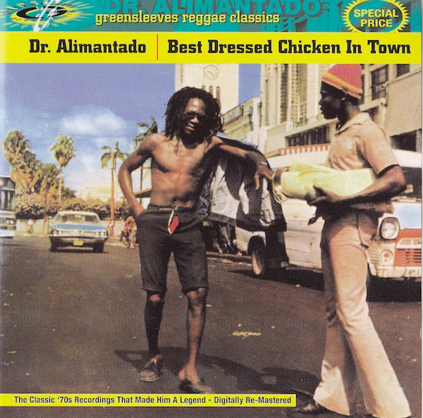 Image of Front Cover of CD - VG+/VG+ - DR. ALIMANTADO, Best Dressed Chicken In Town (Greensleeves Records; GREWCD1 , UK 2001 Reissue, Jewel Case, Reisue Remastered), ,  - 3836009E