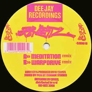 Image of Front Cover of 12" - /VG - CRYSTL, Meditation (Remix) (Dee Jay Recordings; DJX0018, UK 1994), Light marks only,  - 3226110E