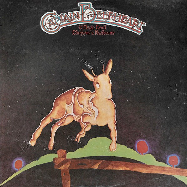 Image of Front Cover of LP - VG/G+ - CAPTAIN BEEFHEART AND THE MAGIC BAND, Bluejeans and Moonbeams (Virgin Coloured Drawing; V2023, UK 1974), Hairlines. ,  - 3116089C