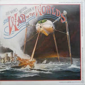 Image of Front Cover of 2xLP - VG+/VG+ - JEFF WAYNE, Jeff Wayne's Musical Version Of The War Of The Worlds (CBS Red Label; CBS 96000, UK 1980s Reissue, Gatefold, Booklet, Barcode), ,  - 4326305E