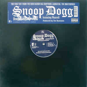 Image of Front Cover of 12" - VG/VG+ - SNOOP DOGG FEATURING PHARRELL, Drop It Like It's Hot (Geffen Records; B0003574-11, US 2004, Promo, Stickered Plain Sleeve), Ringwear on sleeve.,  - 3346077S