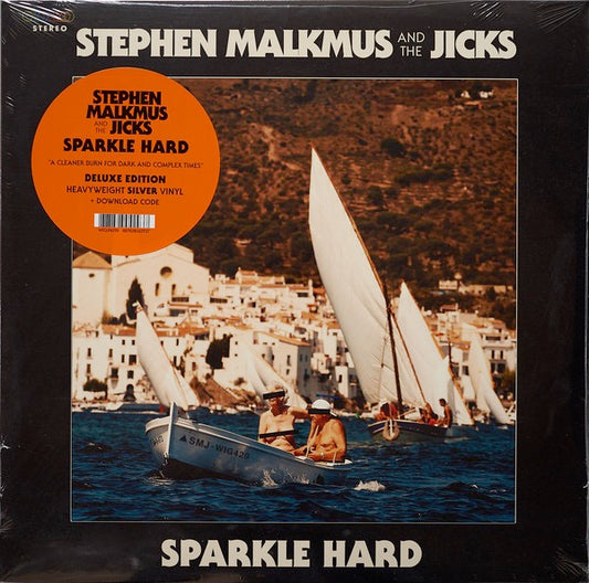 Image of Front Cover of 3924072E: LP - STEPHEN MALKMUS AND THE JICKS, Sparkle Hard (Domino; WIGLP429X, Europe 2018, Insert, Silver Vinyl) Corner Bumps  VG/EX