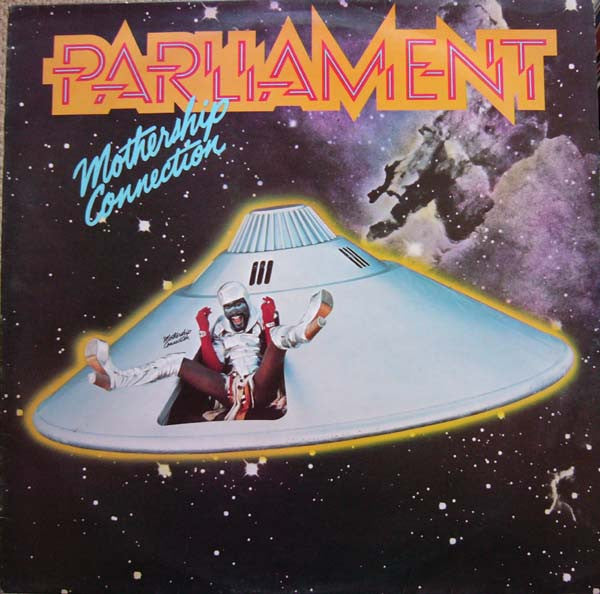 Image of Front Cover of LP - VG/G+ - PARLIAMENT, Mothership Connection (Casablanca; CBC4009, UK 1976, 1st UK Pressing), Many light marks. Edgewear and creases.,  - 3226182E