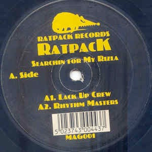 Image of Front Cover of 12" - /VG+ - RAT PACK, Searchin For My Rizla (RatPack Music; MAG001, UK 1998, Plain Sleeve), ,  - 3646099S