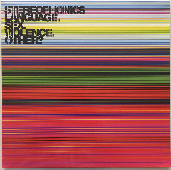 Image of Front Cover of LP - EX/EX - STEREOPHONICS, Language.Sex.Violence.Other? (Universal; 00602557144406, UK 2016 Reissue, Gatefold, Inner), ,  - 2926117E