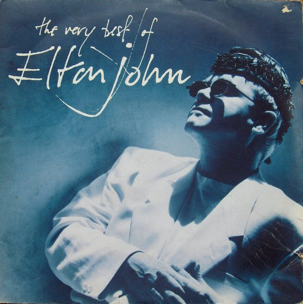 Image of Front Cover of 2xLP - VG/G - ELTON JOHN, The Very Best Of Elton John (The Rocket Record Company ; 846 947-1, UK 1990, Gatefold, 2 Inners), Lots of Marks, Plays OK,  - 2426034E